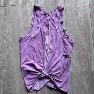 lululemon athletica Lavender Twist-Back Tank Top